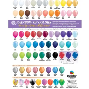 5 INCH | Qualatex Latex Balloons | Package 10