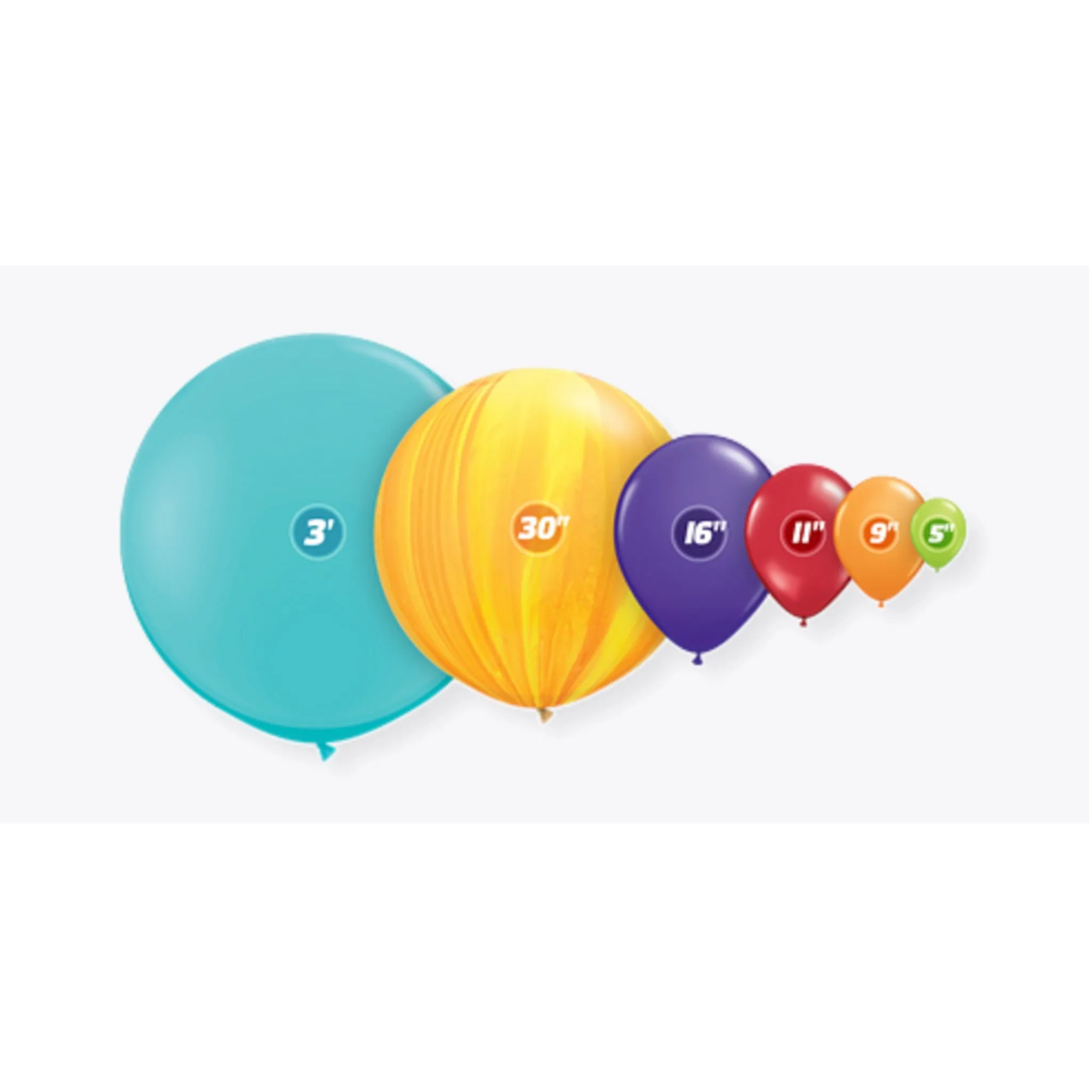 5 INCH | Qualatex Latex Balloons | Package 10