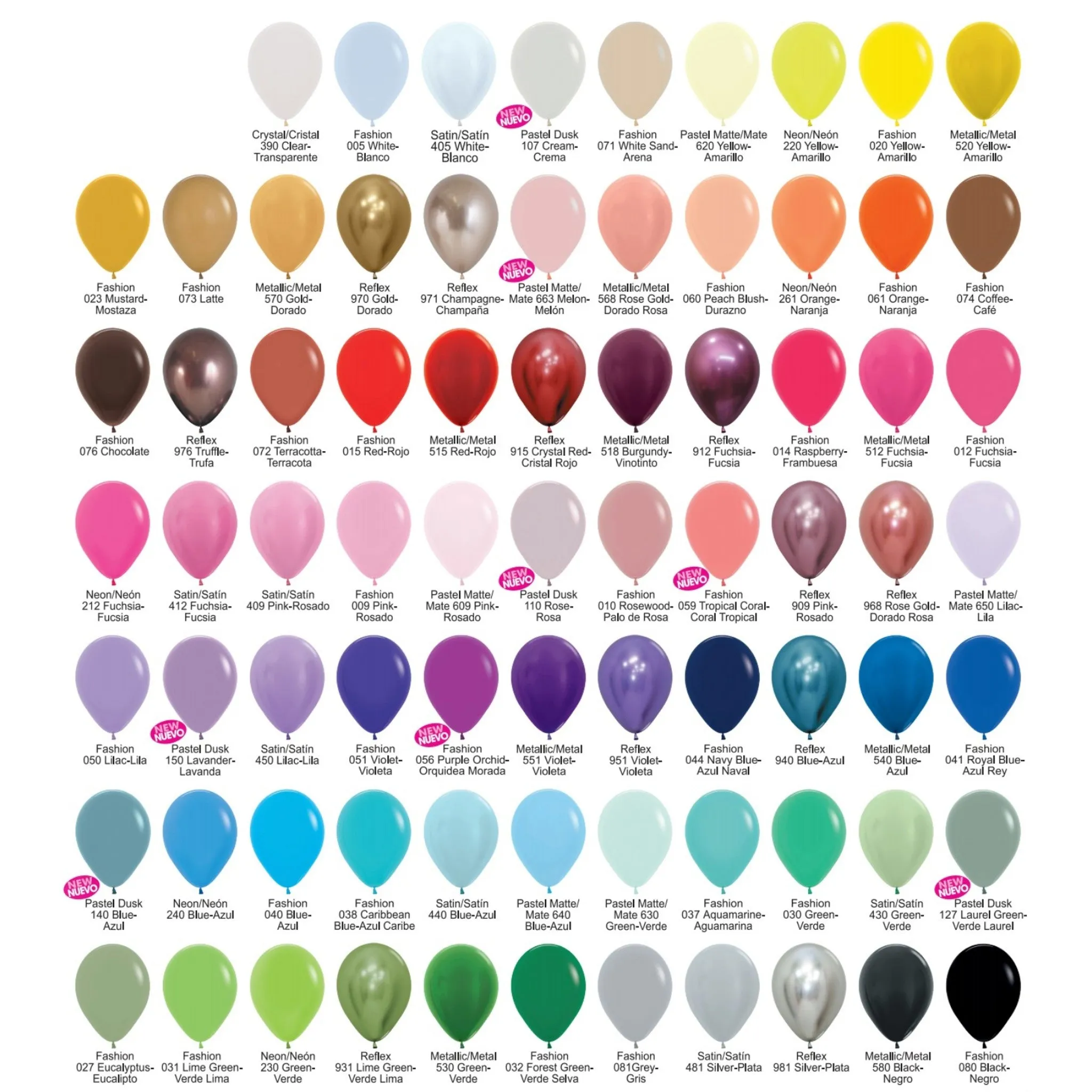 9 INCH | Sempertex (Betallatex) Latex Balloons | Package 10