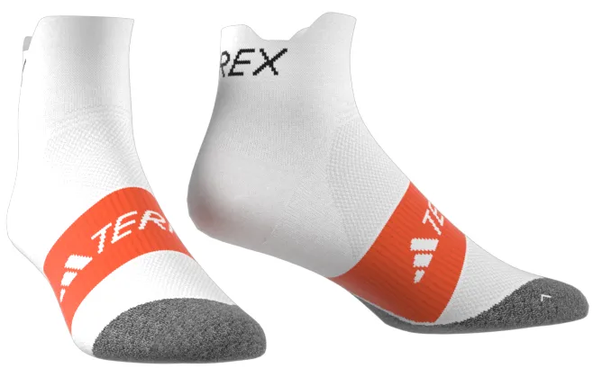 Adidas Terrex HEAT.RDY Trail Running Speed Ankle Socks White | Buy Adidas Terrex HEAT.RDY Trail Running Speed Ankle Socks White here | Outnorth