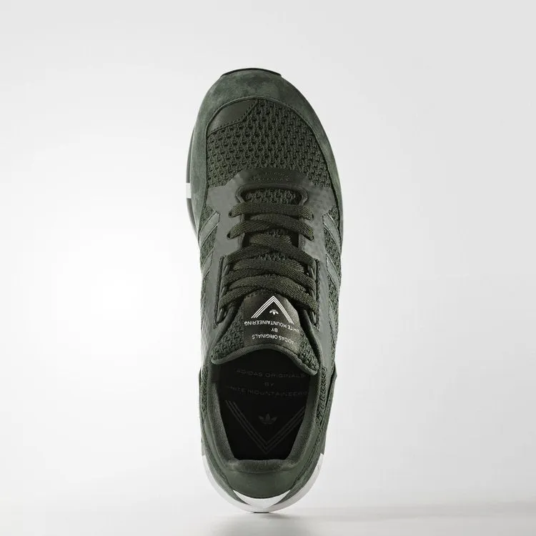 Adidas White Mountaineering x Boston Super Primeknit 'Olive' Sneakers, Green