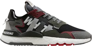 Adidas White Mountaineering x Nite Jogger 'Grey Four' Sneakers, Black