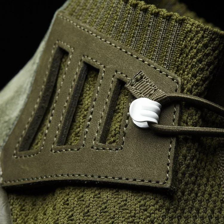 Adidas White Mountaineering x Seeulater Alledo Primeknit 'Olive' Sneakers, Green