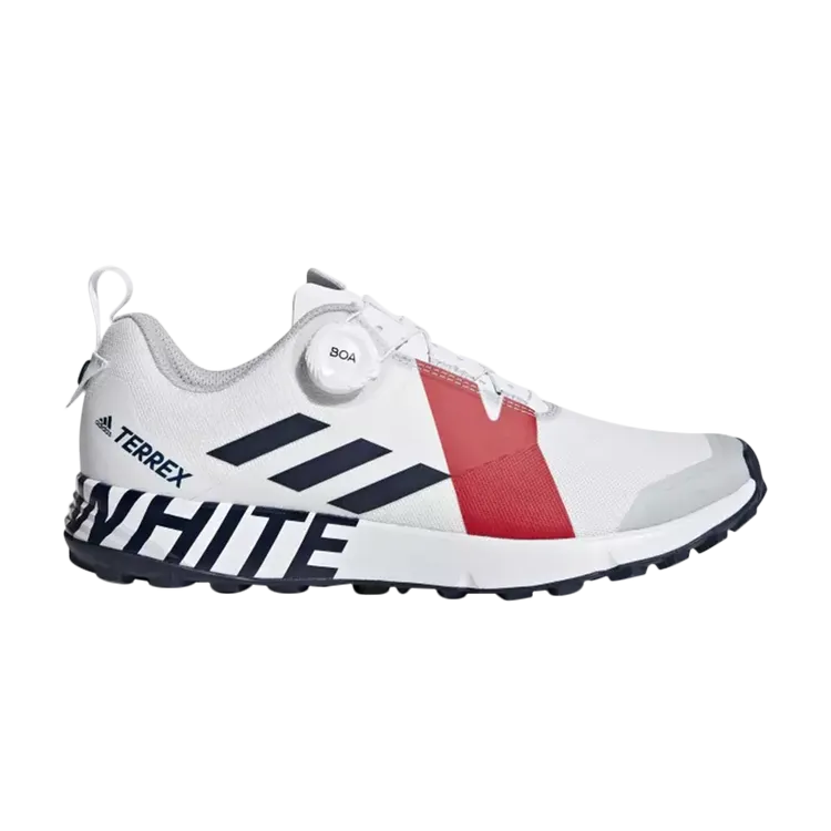 Adidas White Mountaineering x Terrex Two Boa 'White Red Navy' Sneakers, White