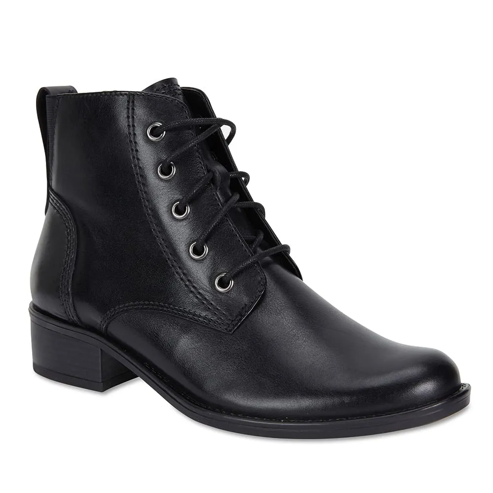 Adrian Boot in Black Leather