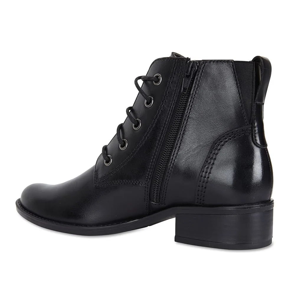 Adrian Boot in Black Leather