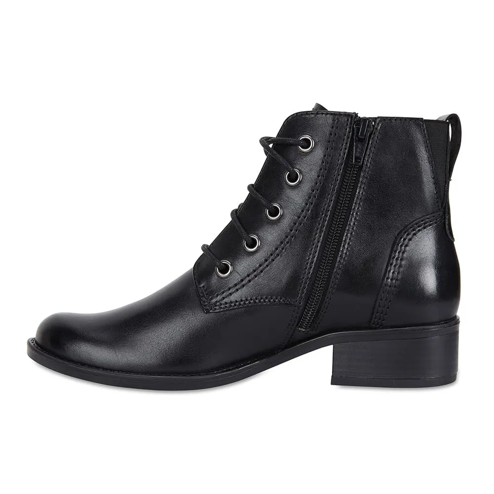 Adrian Boot in Black Leather