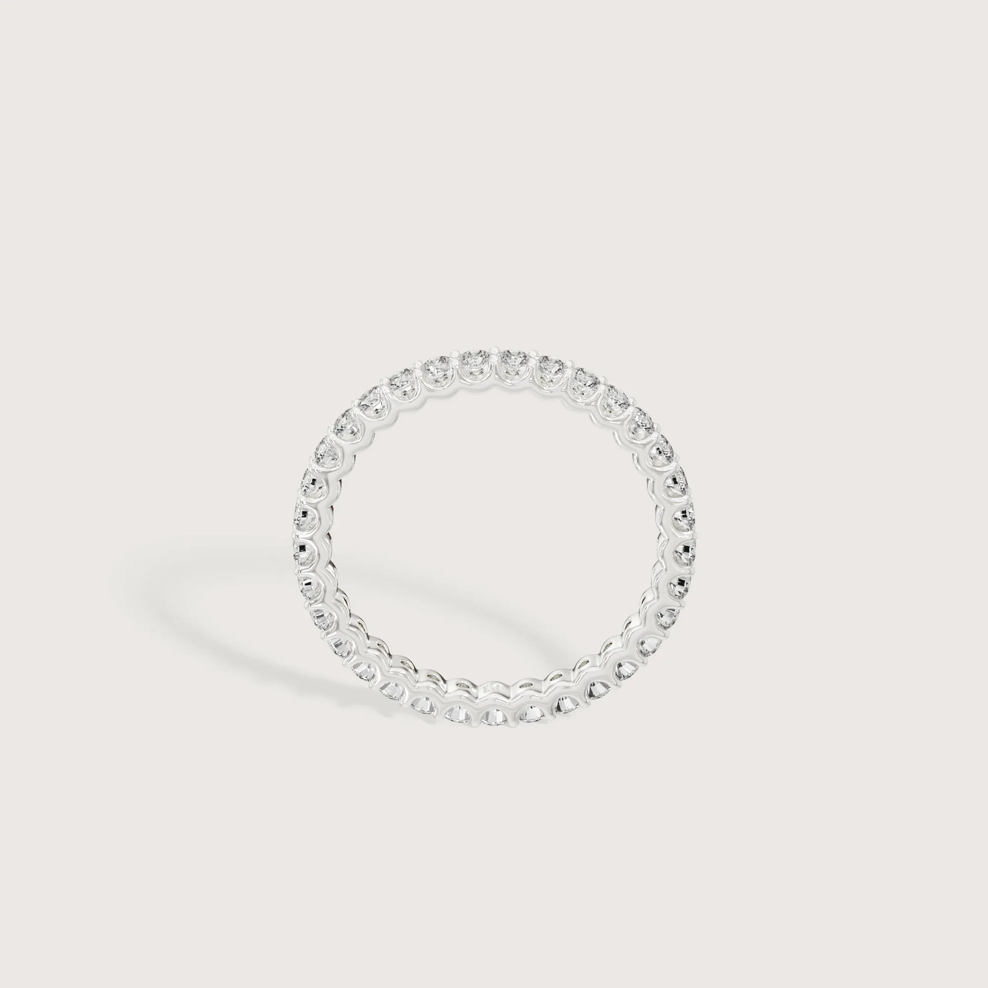 Arch Diamond Stacking Ring