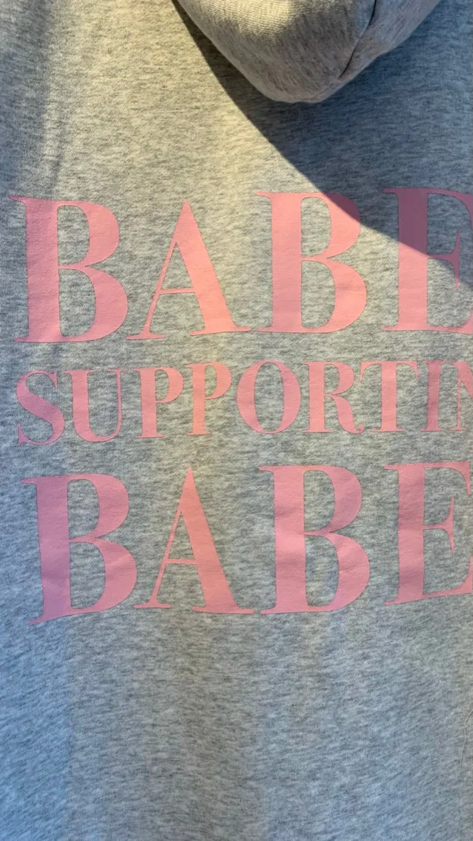 'Babes Supporting Babes - Big Sister' Hoodie