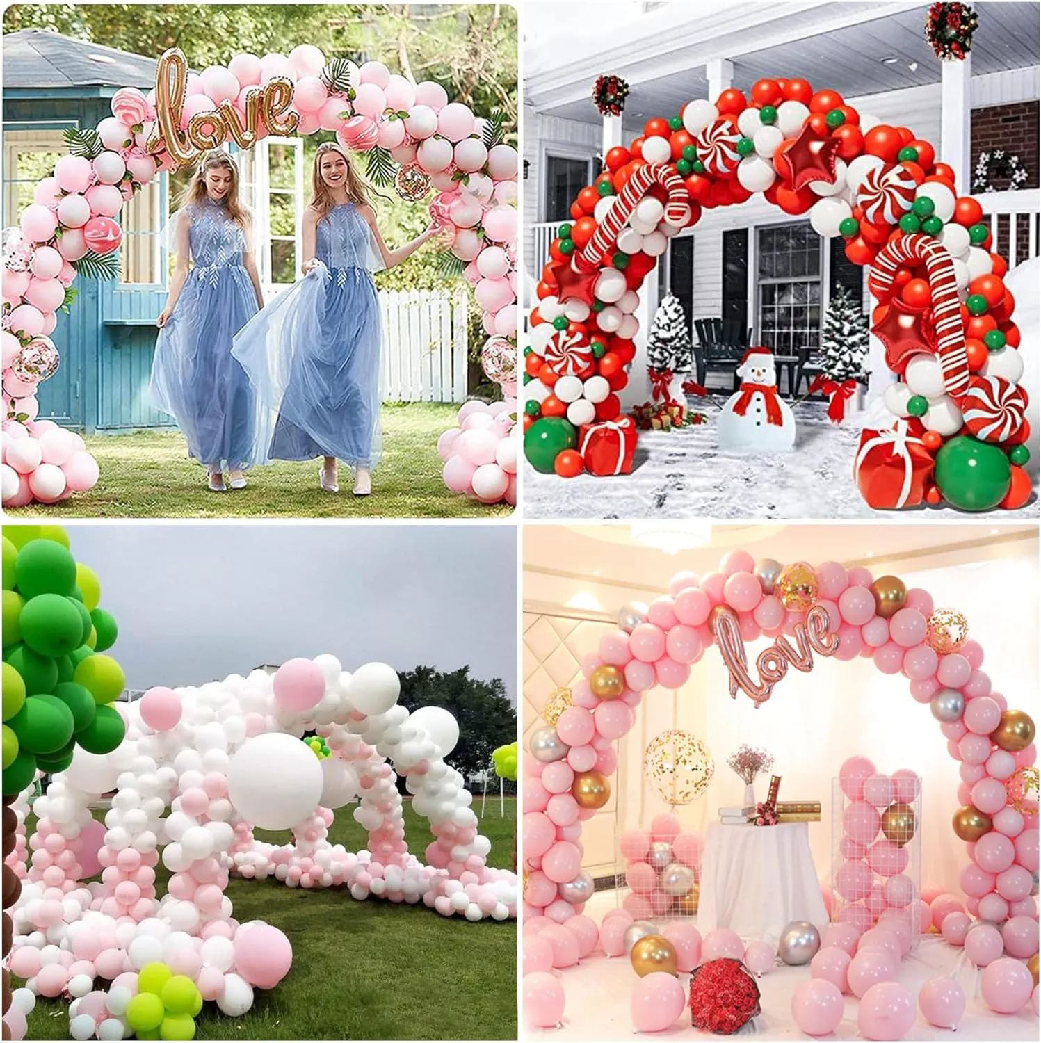 Balloon Ground Arch Holder Stand with Base Set
