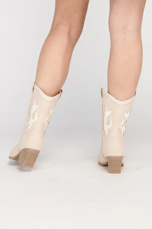 Bohemian Giga Western High Ankle Boots