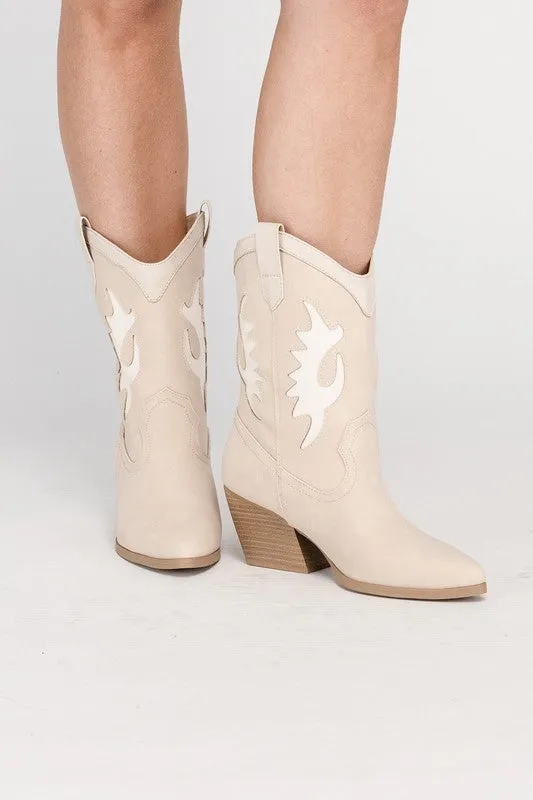 Bohemian Giga Western High Ankle Boots