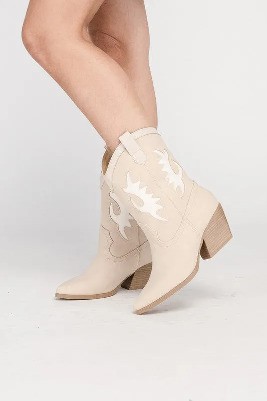 Bohemian Giga Western High Ankle Boots