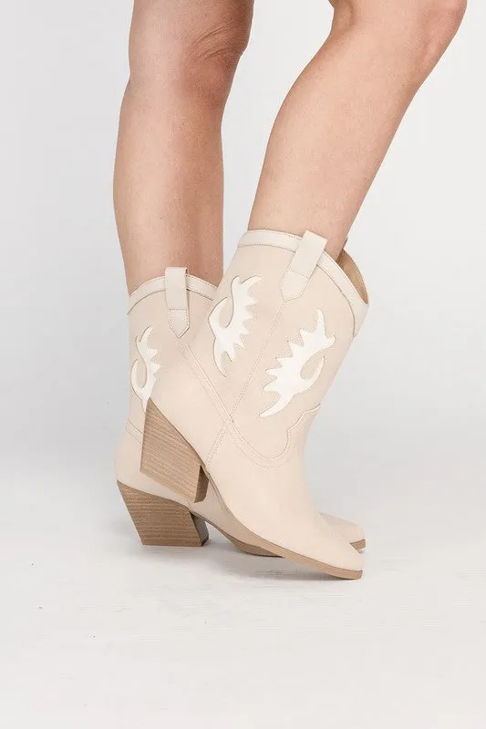 Bohemian Giga Western High Ankle Boots