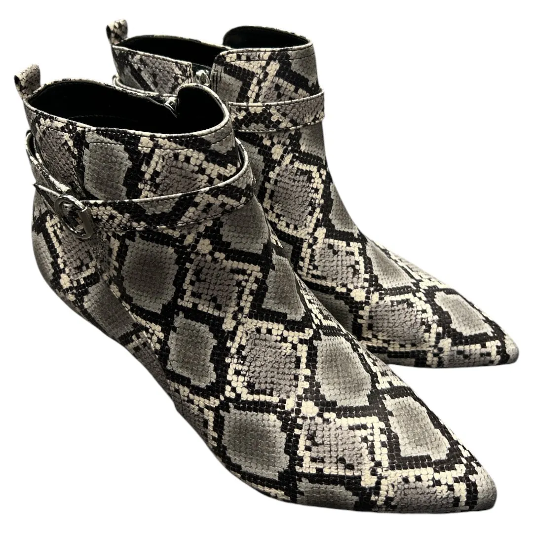 Boots Ankle Heels By Circus By Sam Edelman In Snakeskin Print, Size: 10