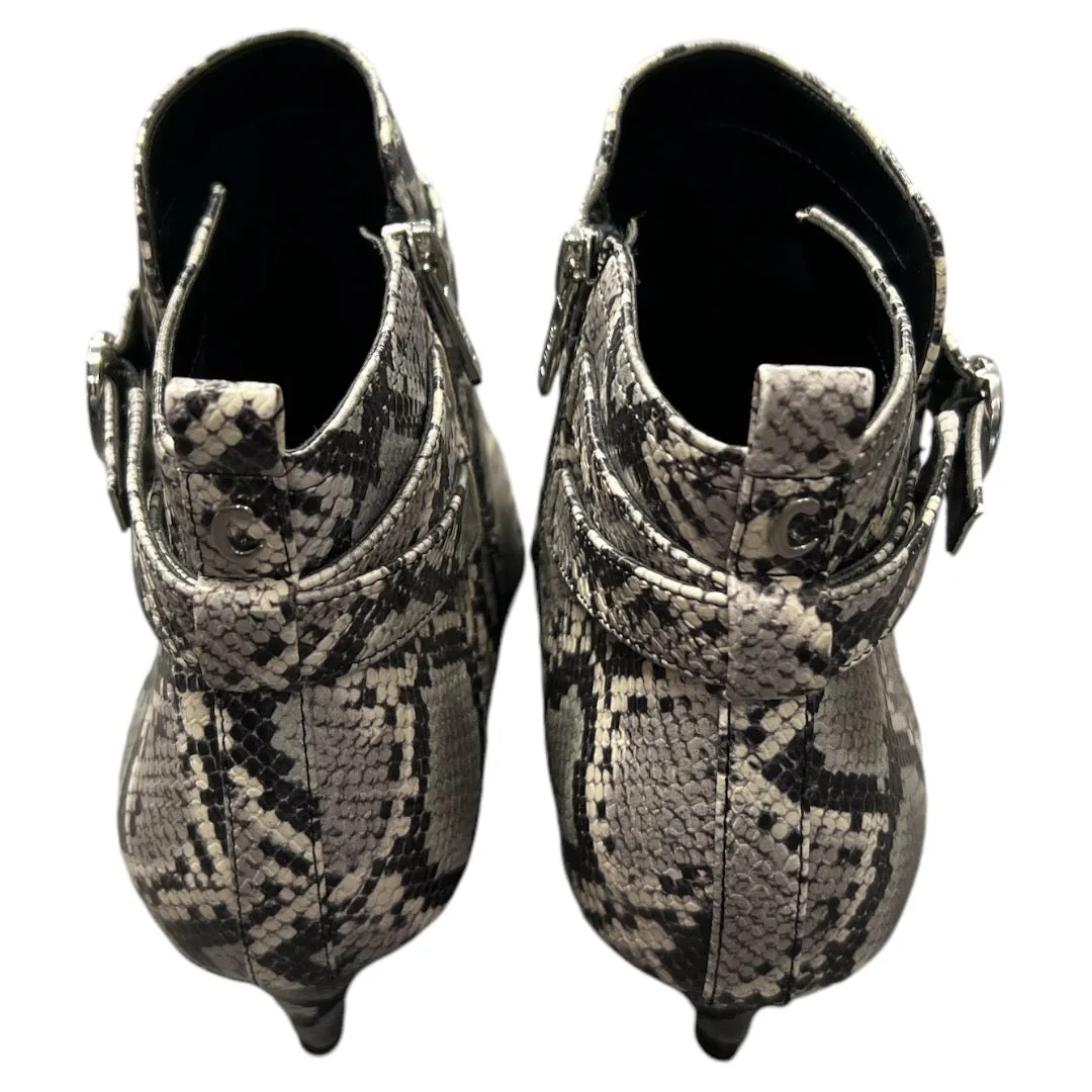 Boots Ankle Heels By Circus By Sam Edelman In Snakeskin Print, Size: 10