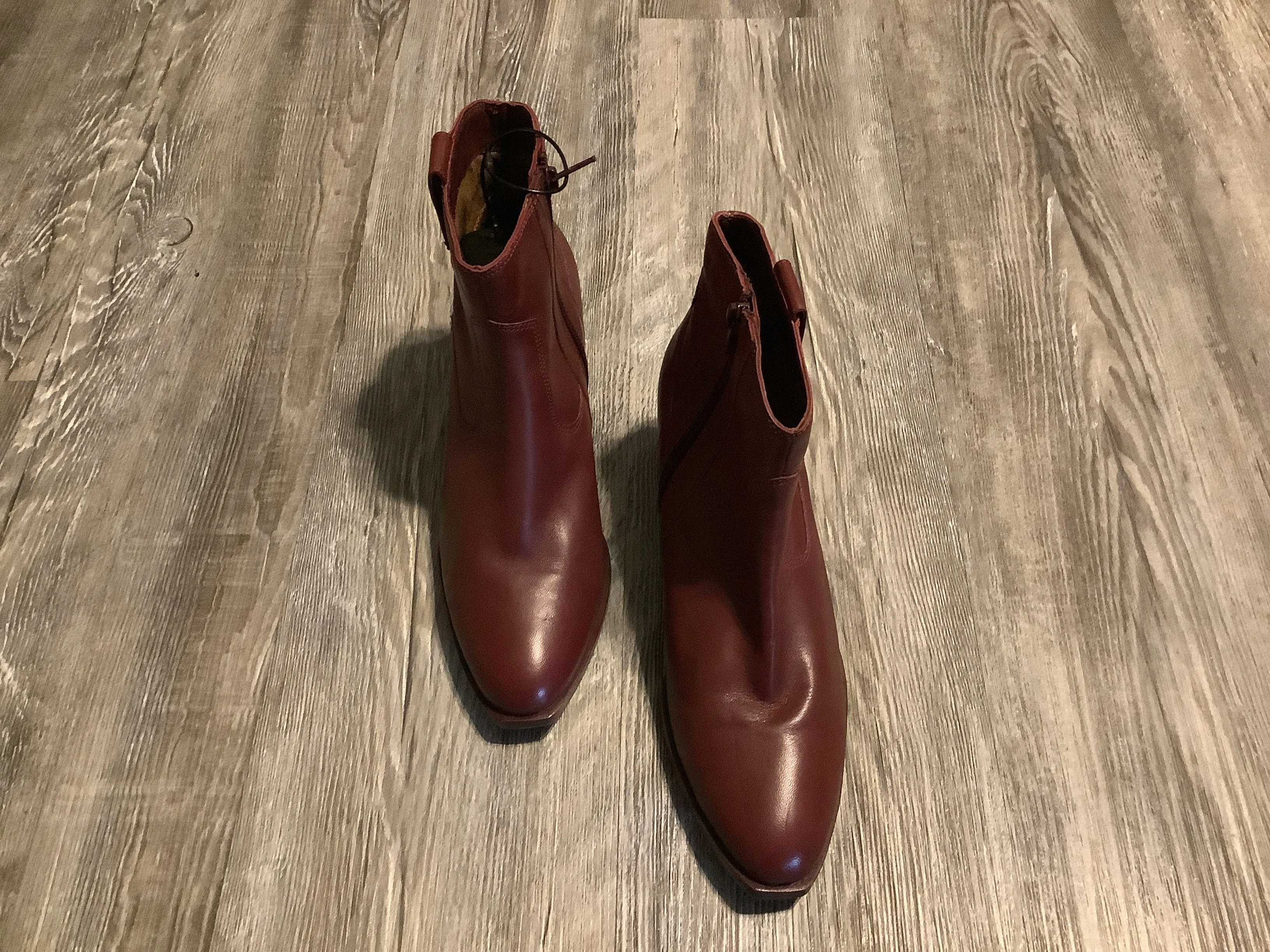 Boots Ankle Heels By Seychelles In Red, Size: 8