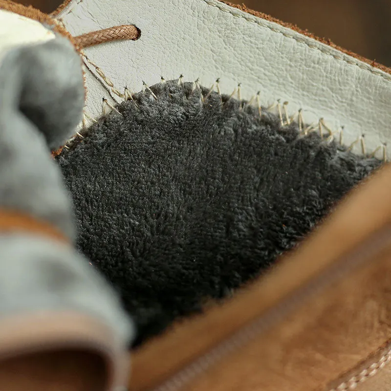 British Laced Zipper Martin Boots | Gift Shoes