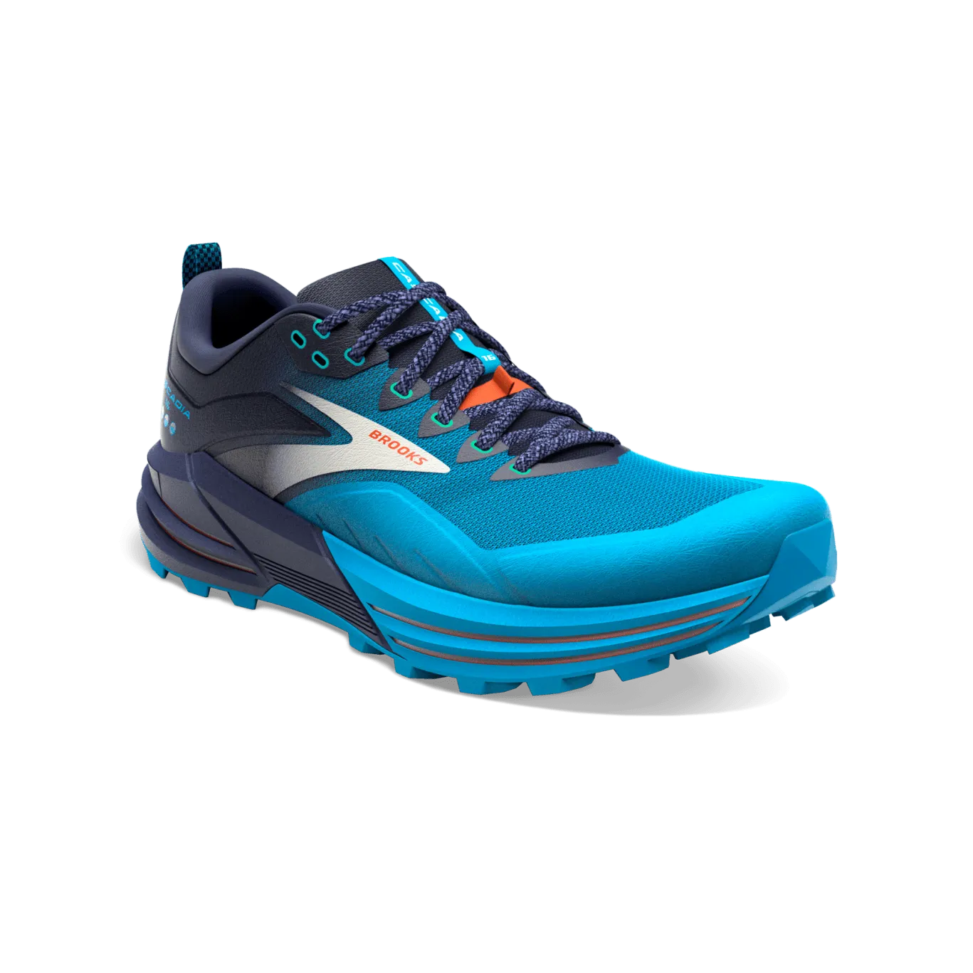 Brooks Cascadia 16 (D Width) - Peacoat/Atomic Blue (Mens)