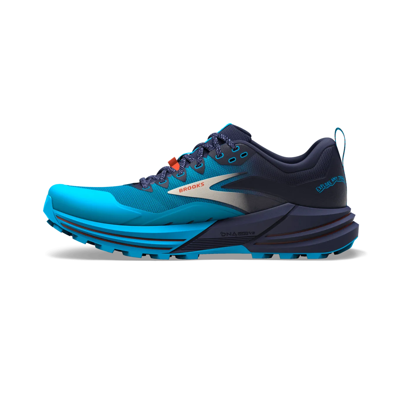 Brooks Cascadia 16 (D Width) - Peacoat/Atomic Blue (Mens)