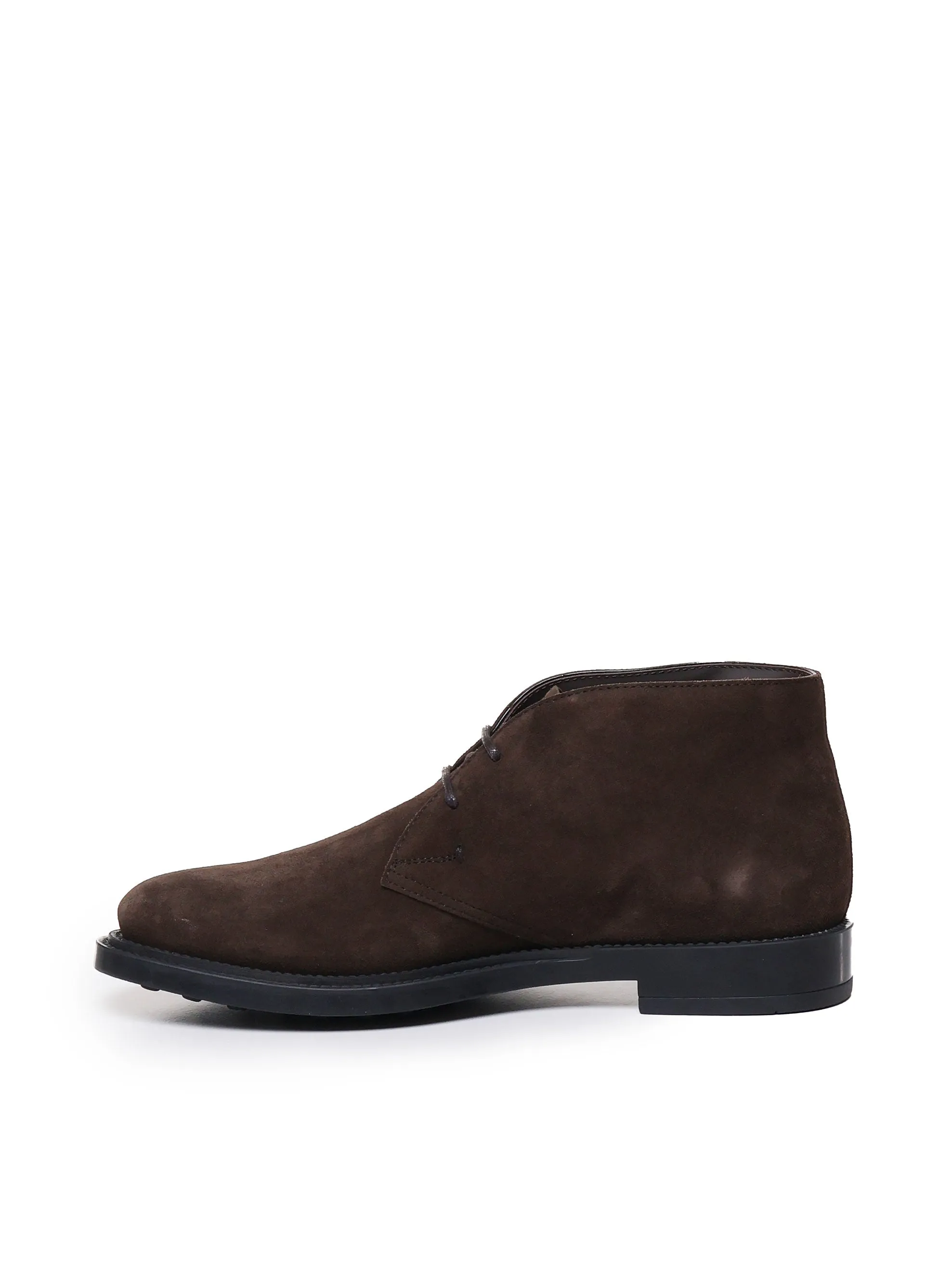 Brown Suede Ankle Boots