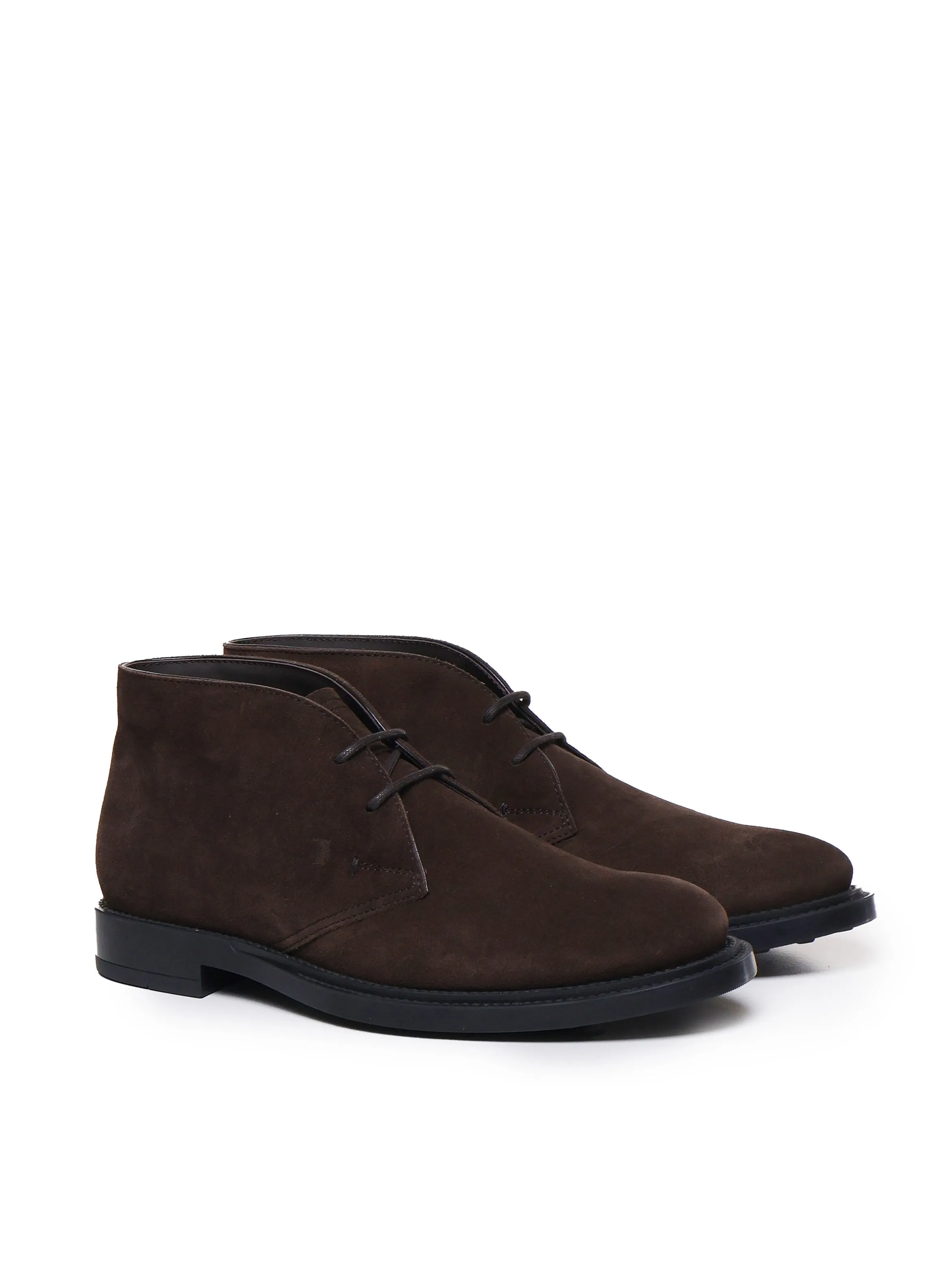 Brown Suede Ankle Boots