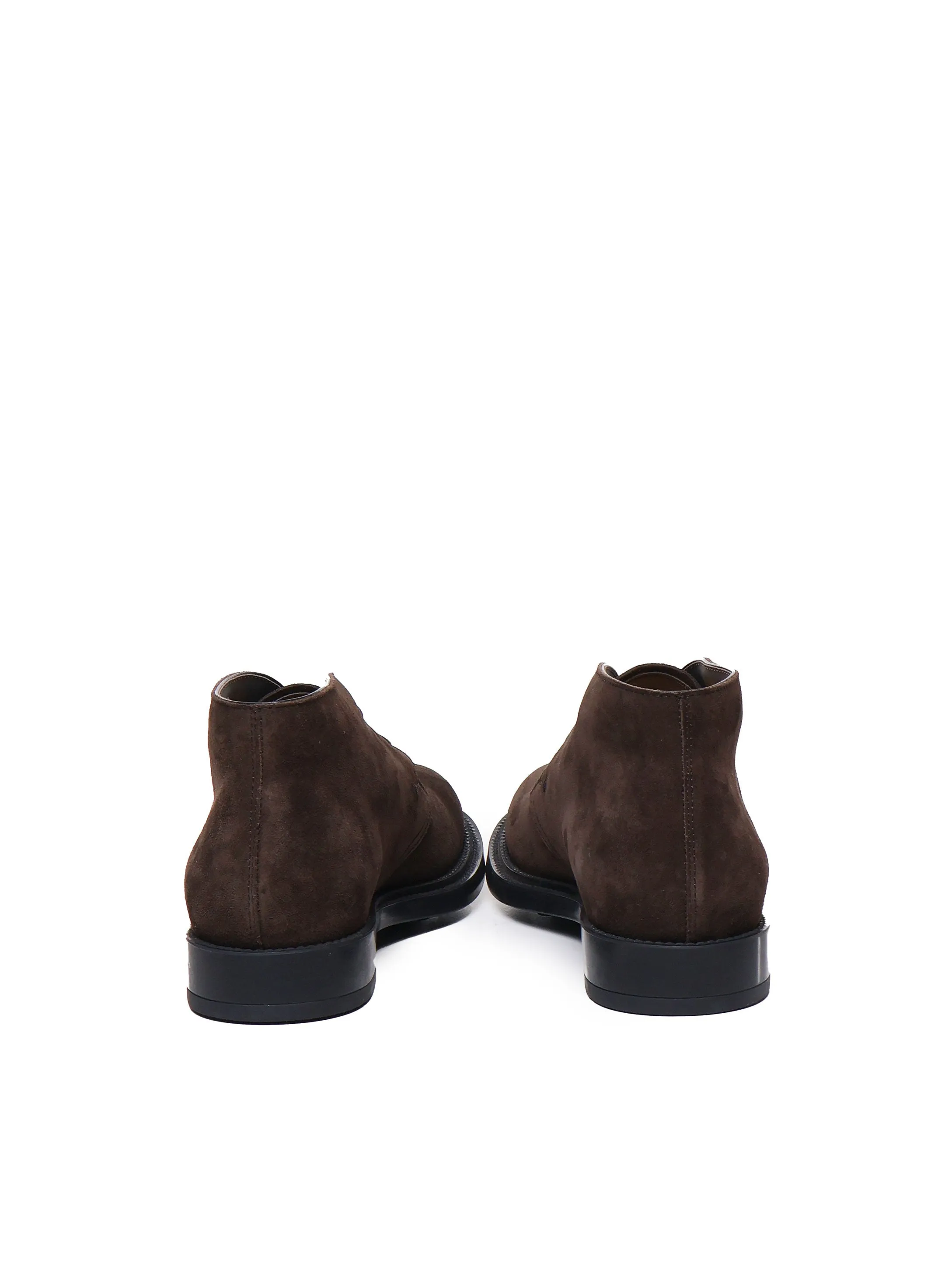 Brown Suede Ankle Boots