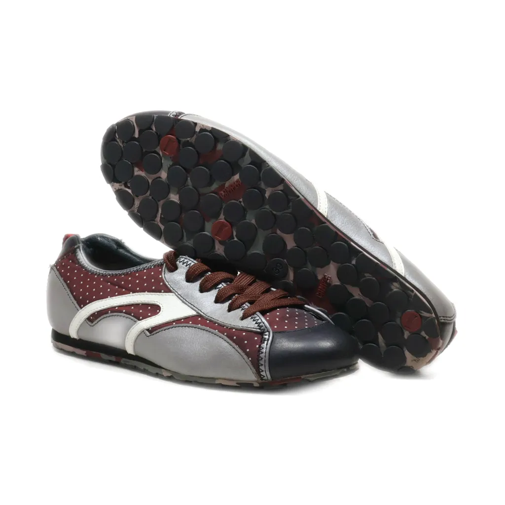 Camper Sport Shoes Leather Grey Colour For Women