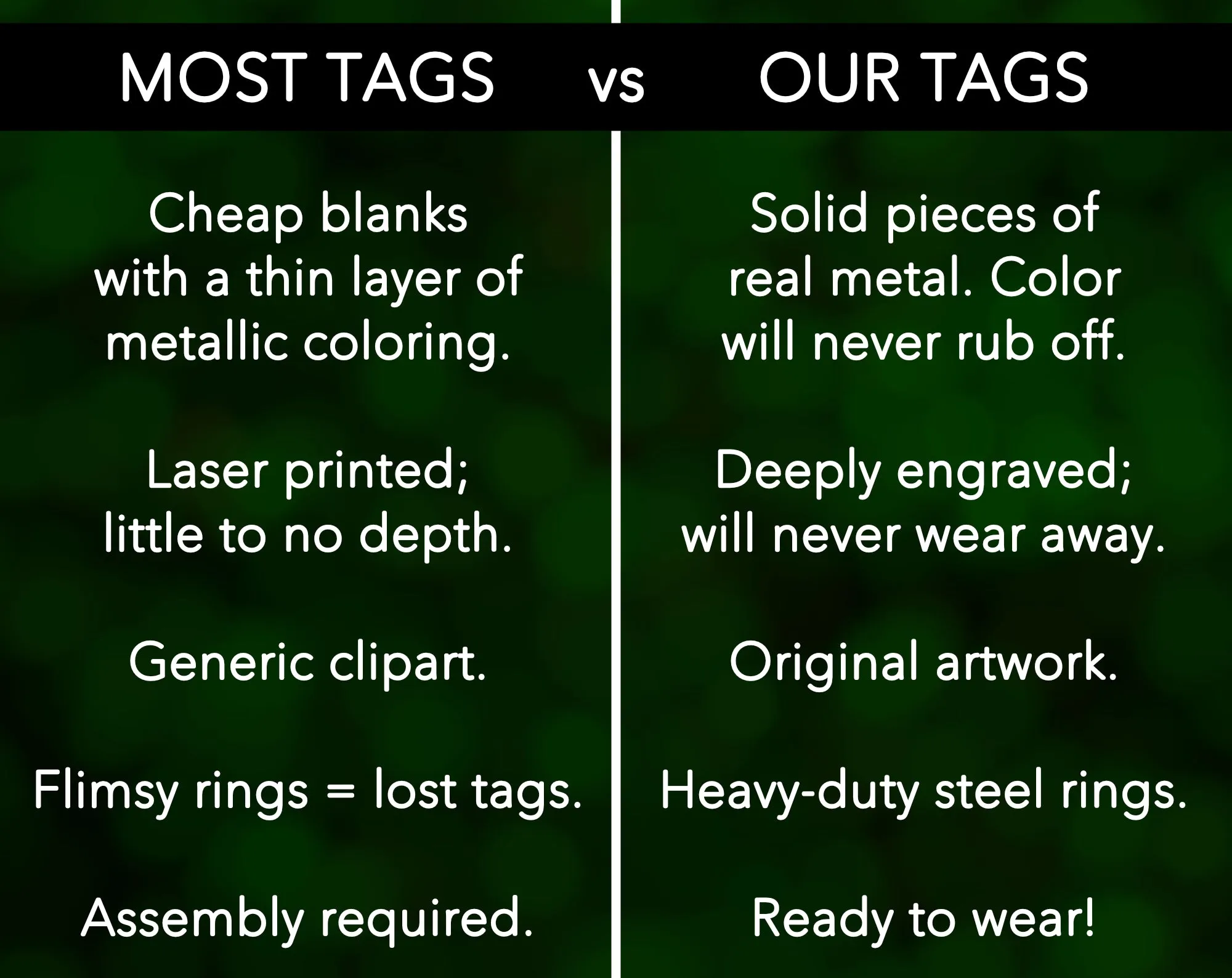 Camping Dog Tag