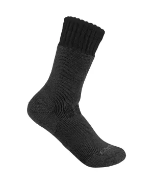 Carhartt Men's Heavyweight Wool Blend Boot Socks - Black