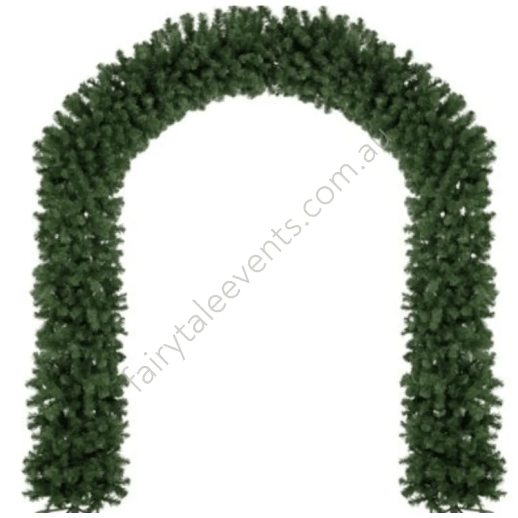 Christmas tree arch