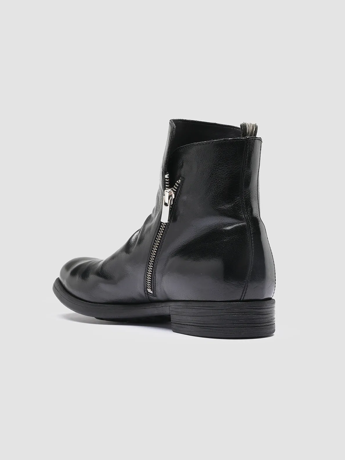 CHRONICLE 042 - Black Leather Ankle Boots