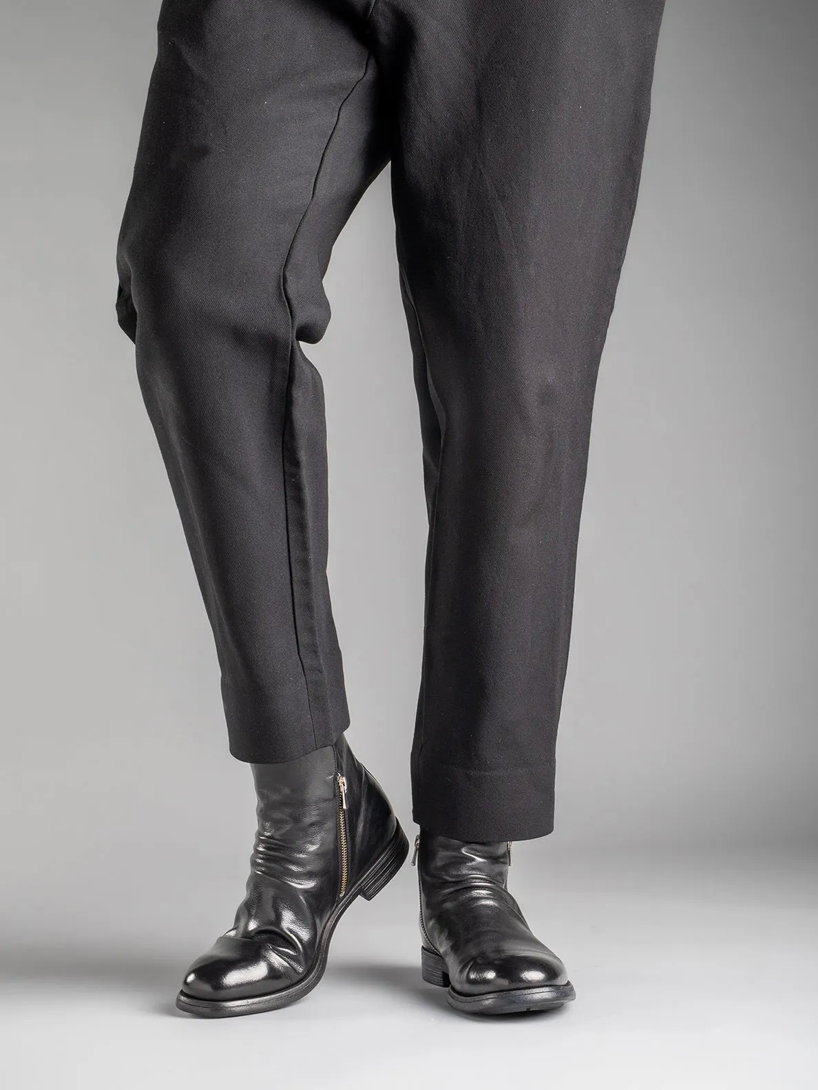 CHRONICLE 042 - Black Leather Ankle Boots