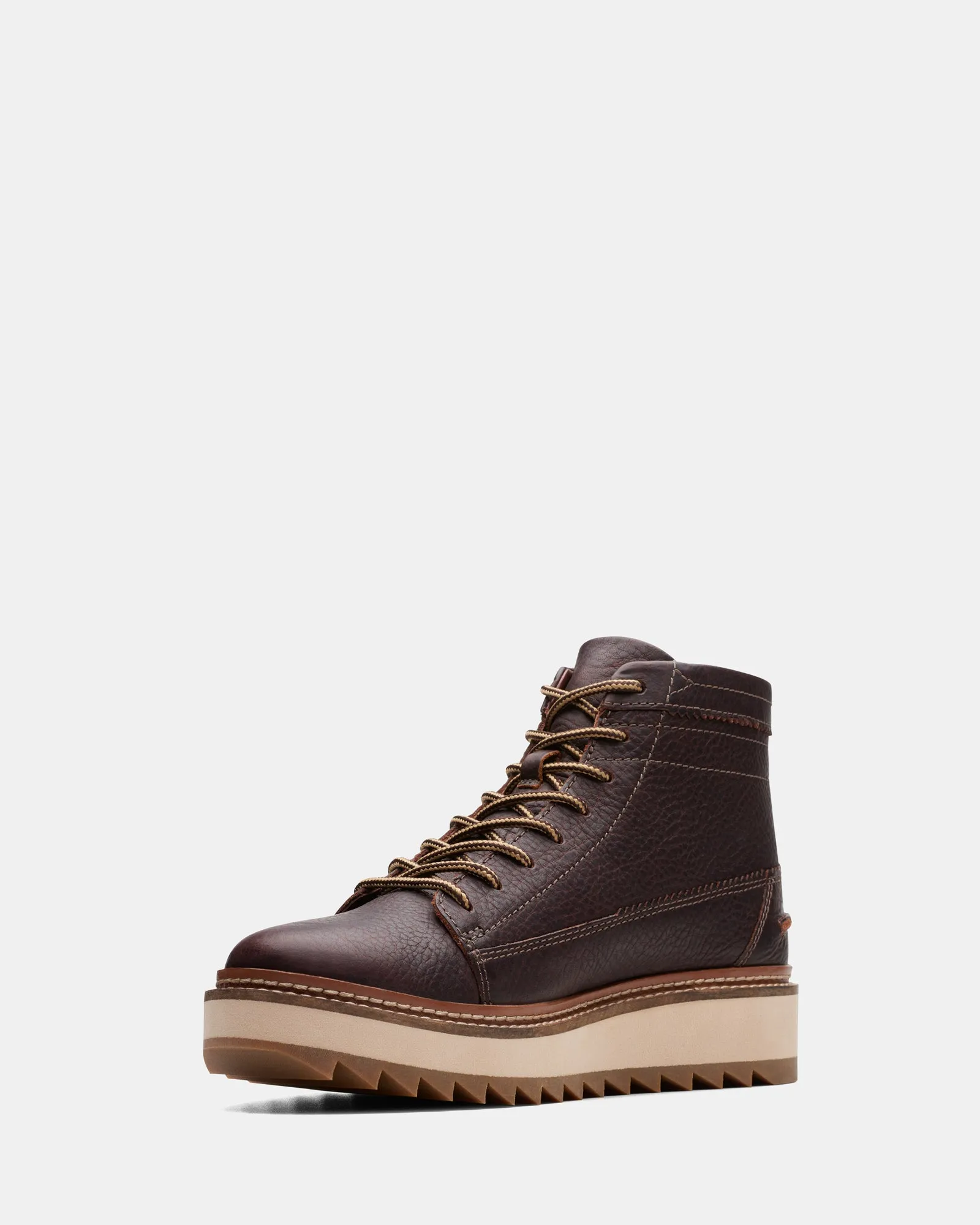 Clarkhill Hi Dark Brown Leather