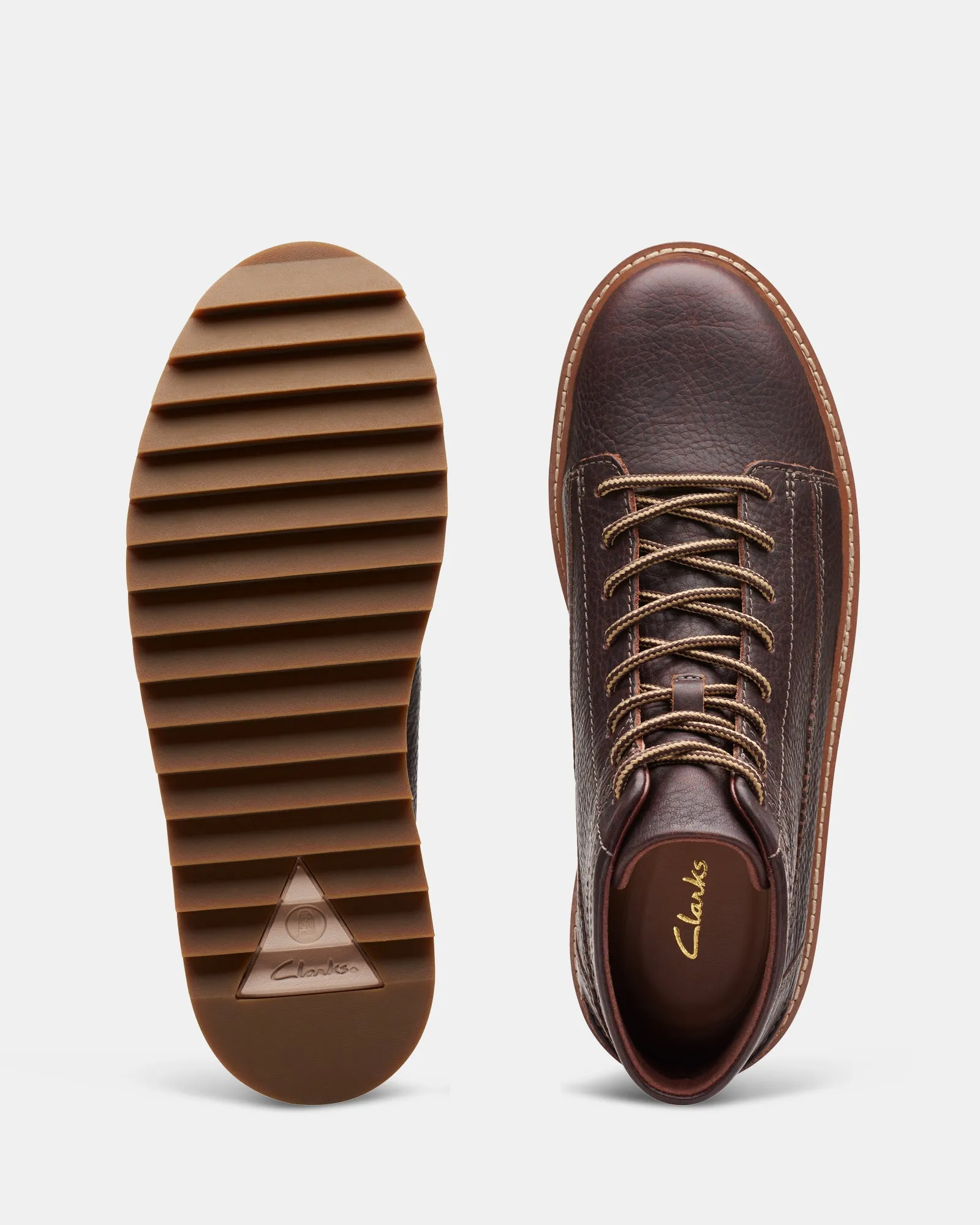 Clarkhill Hi Dark Brown Leather