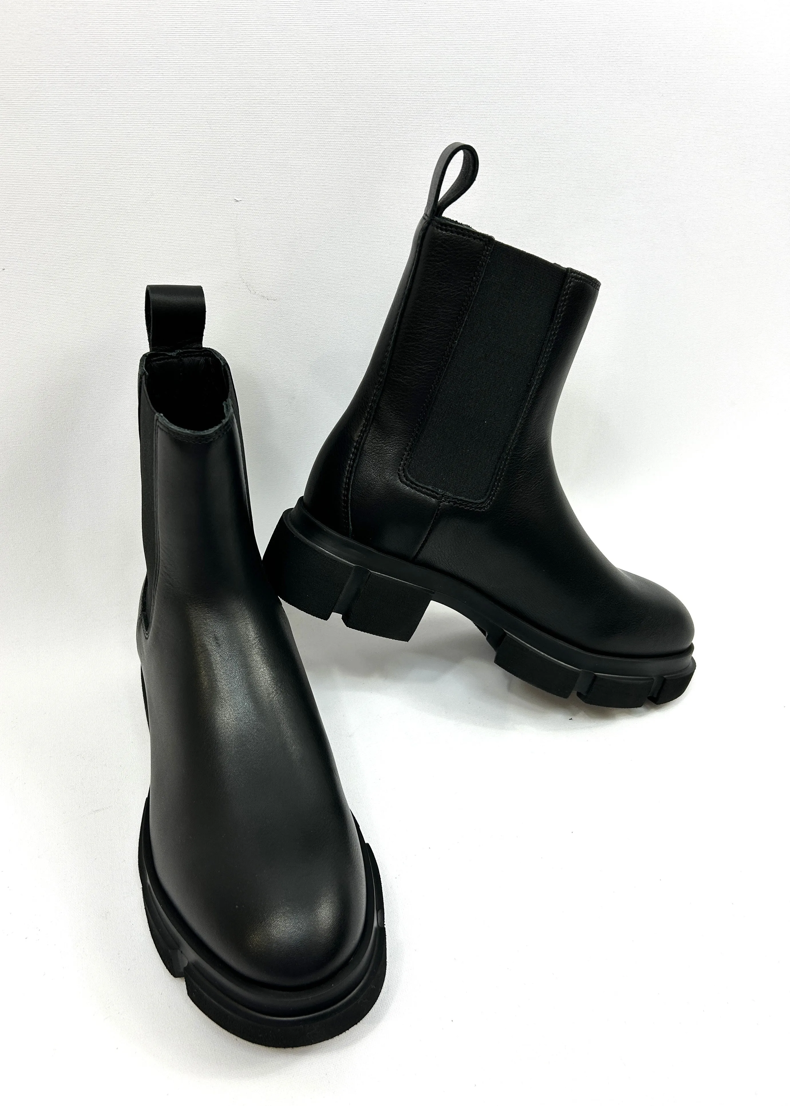 COPHENGEN Black Ankle Boots