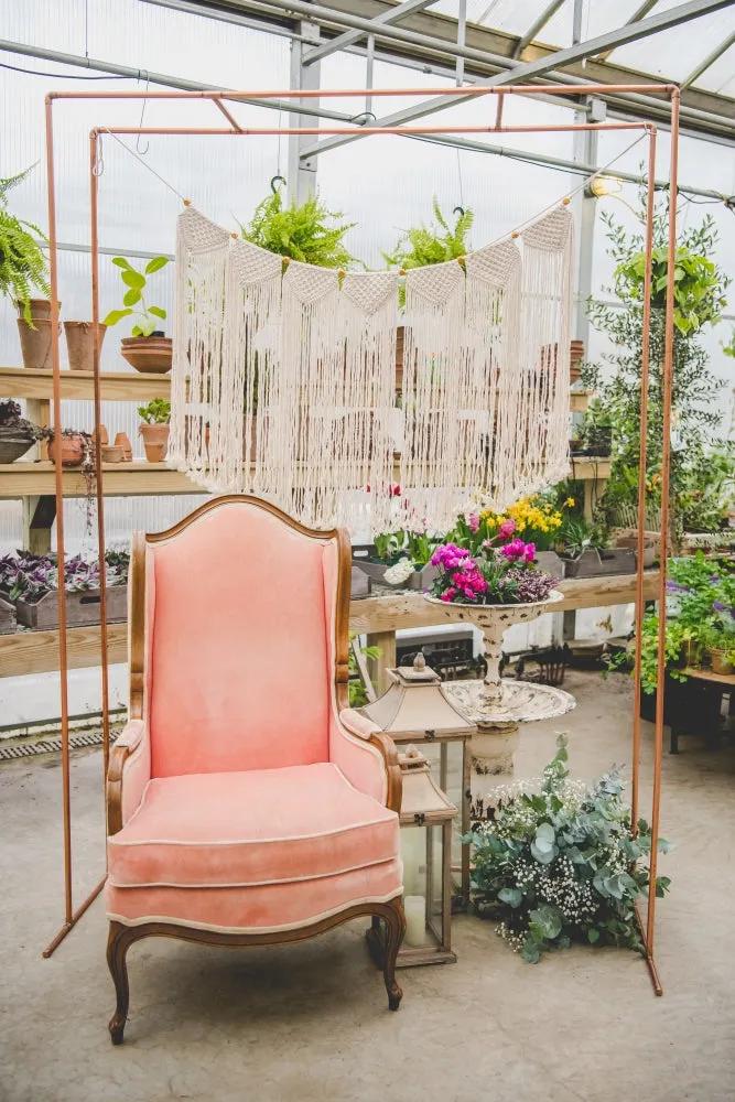 Copper Wedding Arch
