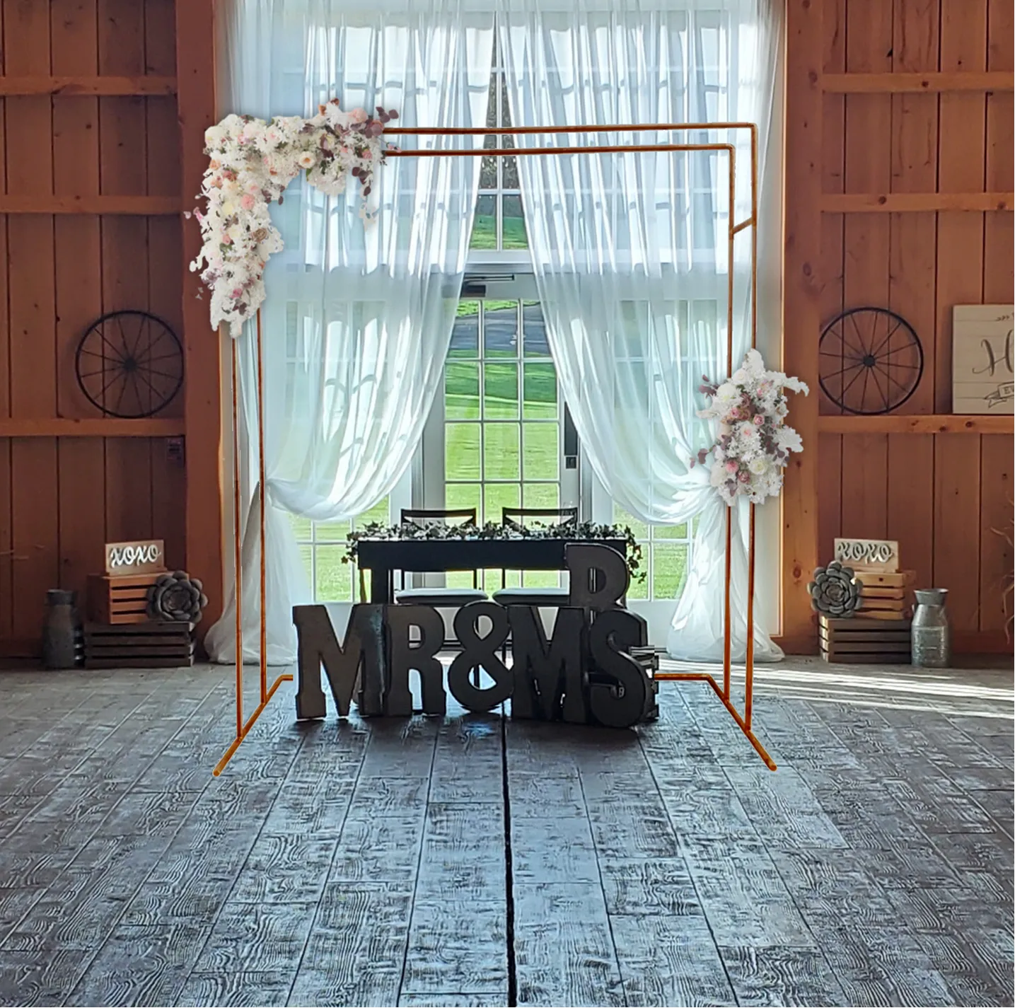Copper Wedding Arch