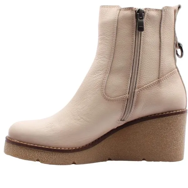 Fluchos Womens D9191 Boot Beige
