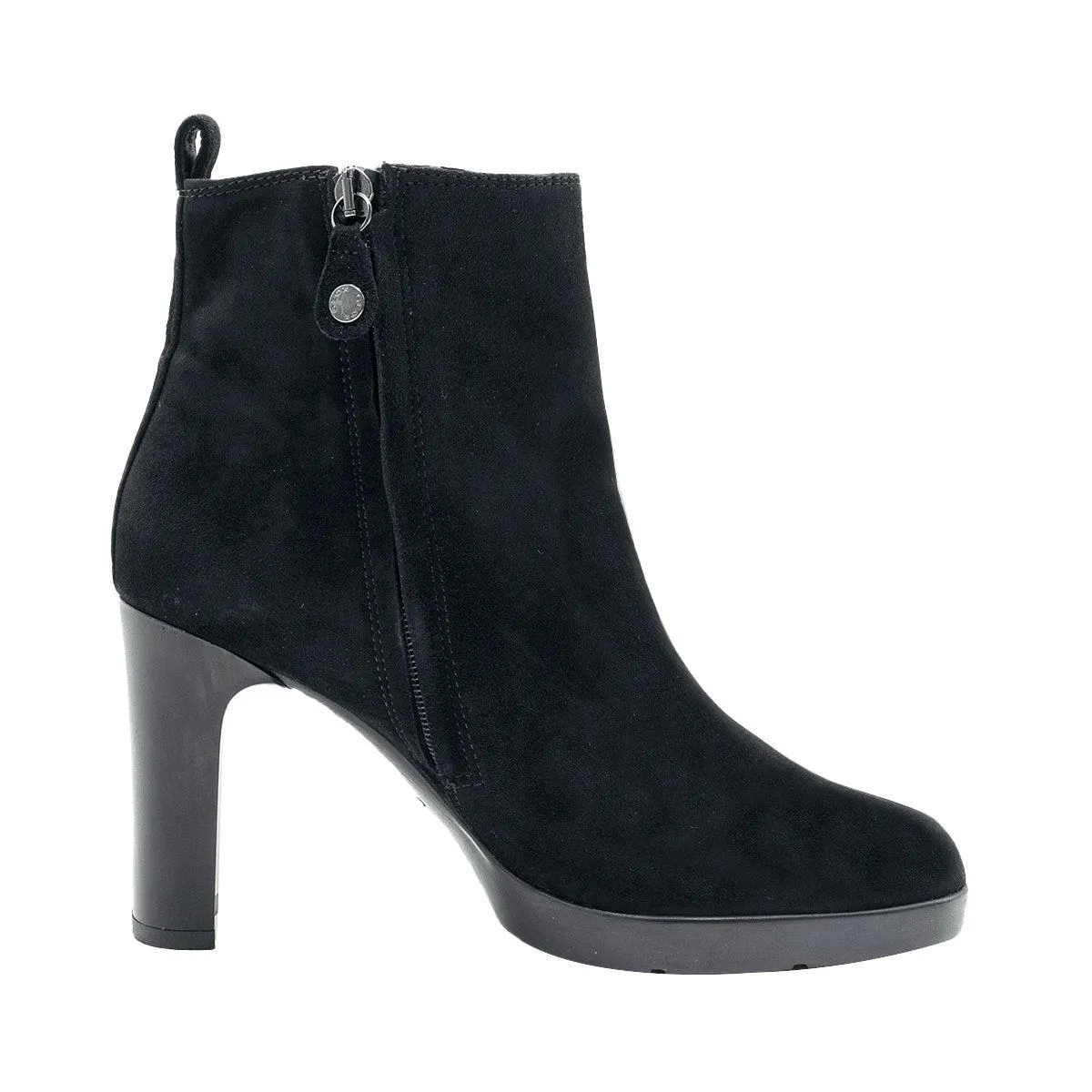 Geox Annya Ankle Boots Suede Black Colour For Women