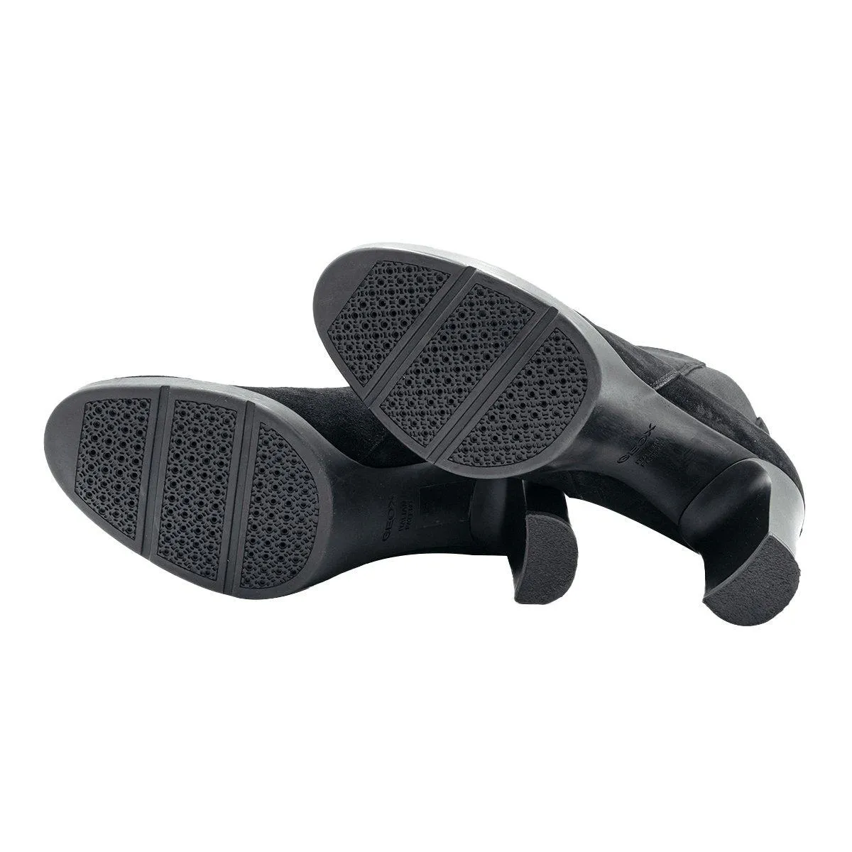 Geox Annya Ankle Boots Suede Black Colour For Women