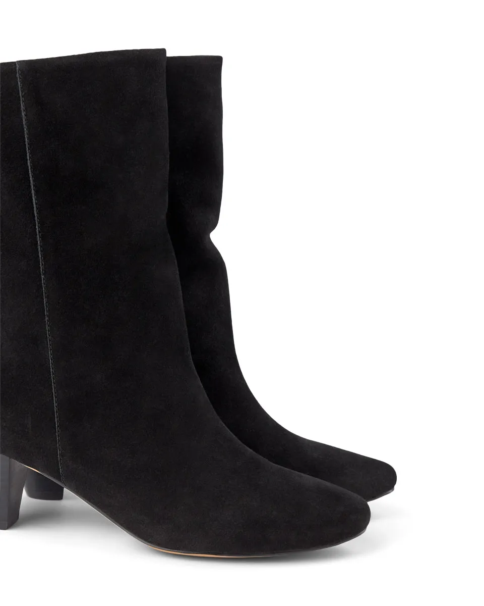 Gita Suede Boot - BLACK