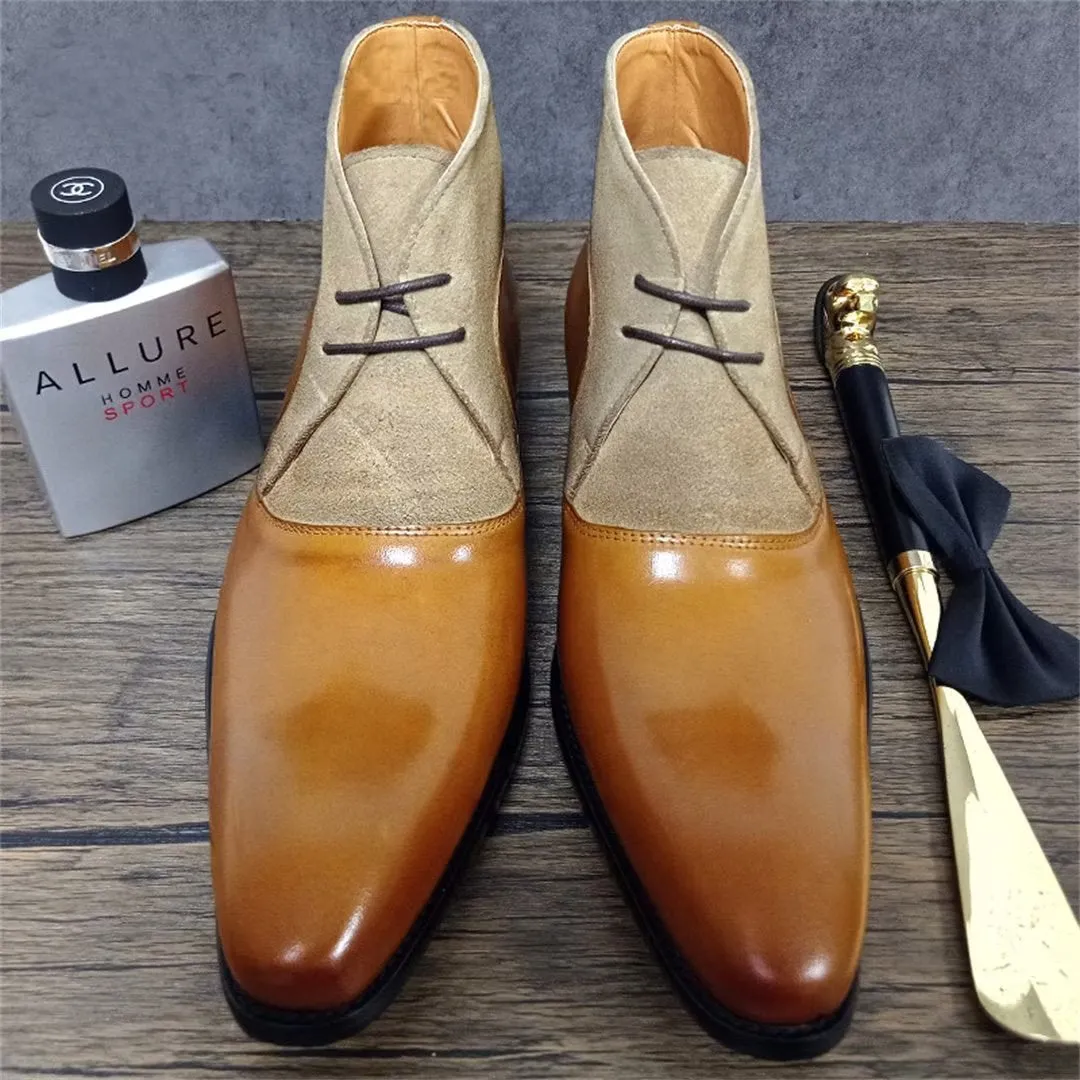 GlideNoble Genuine Leather Ankle Boots