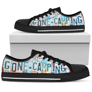 Gone Camping Low Top Shoes for Women