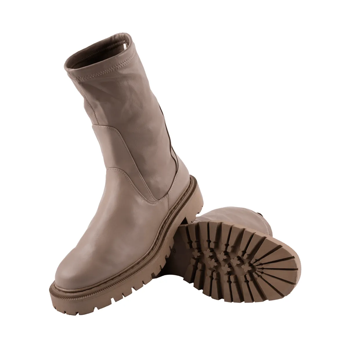 H&M Ankle Boots Leather Brown Colour For Women