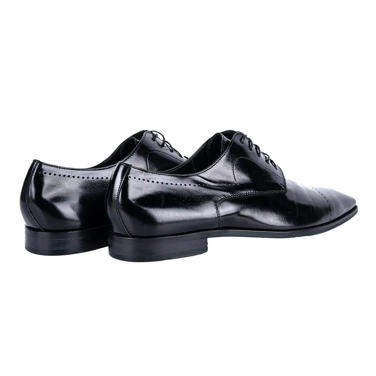 Hugo Boss Boss By Formal Lace Ups Leather Black Colour For Men