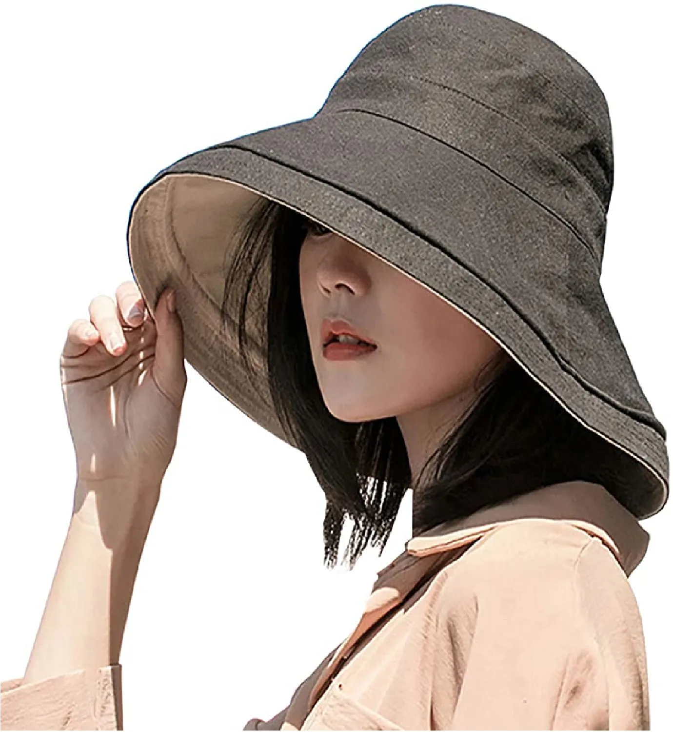 LighthouseDor | Reversible Bucket Hat For Women UV Sun Protection