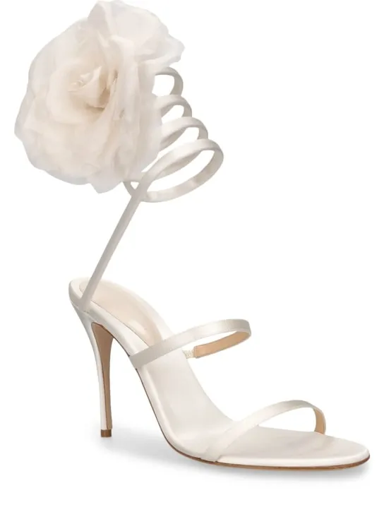 Magda Butrym   105mm Spiral satin sandals 