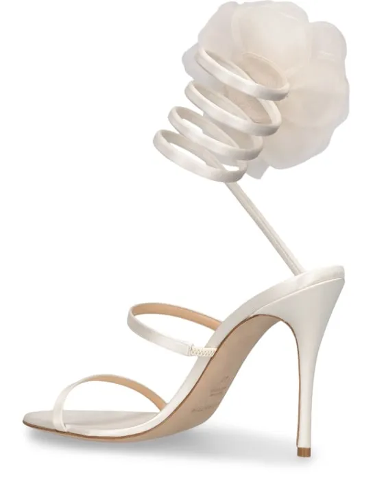 Magda Butrym   105mm Spiral satin sandals 