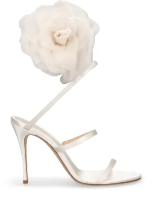 Magda Butrym   105mm Spiral satin sandals 